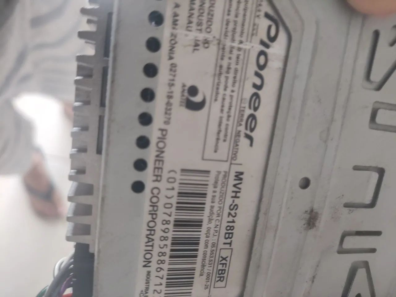 Toca Usb auxiliar Pioneer bluetooth MVH 218bt - Foto 3