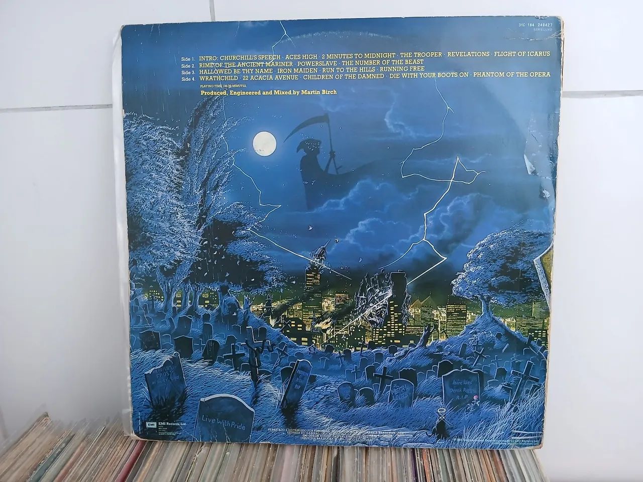LP IRON MAIDE LIVE AFTER DEATH VINIL DUPLO - CDs, DVDs etc - São
