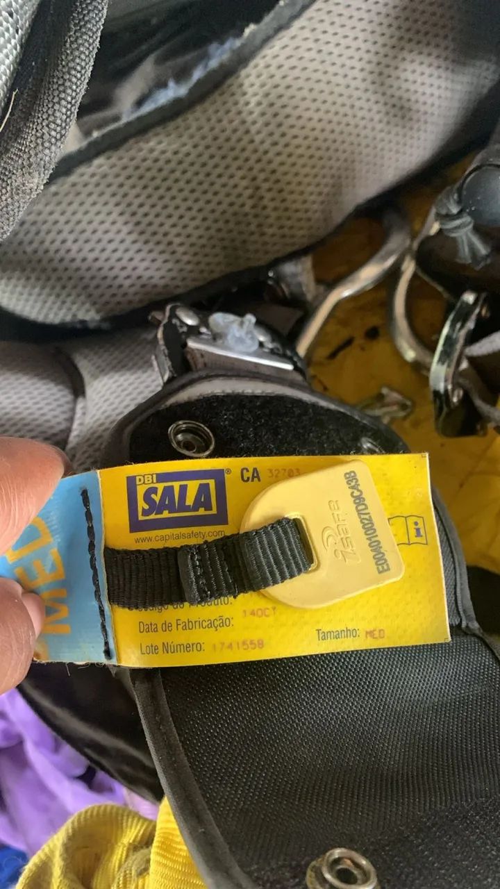 Kit de segurança pra trabalho em altura NR 35 pesado DBI SALA R$ 2700 - Foto 5