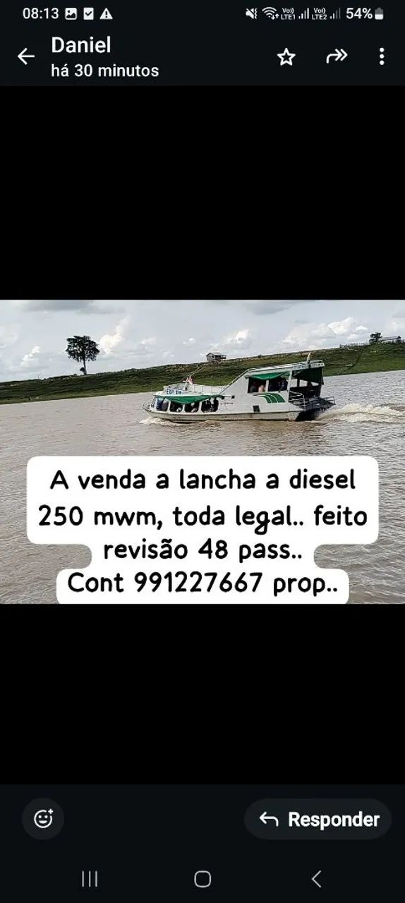 Vendo essa lancha 