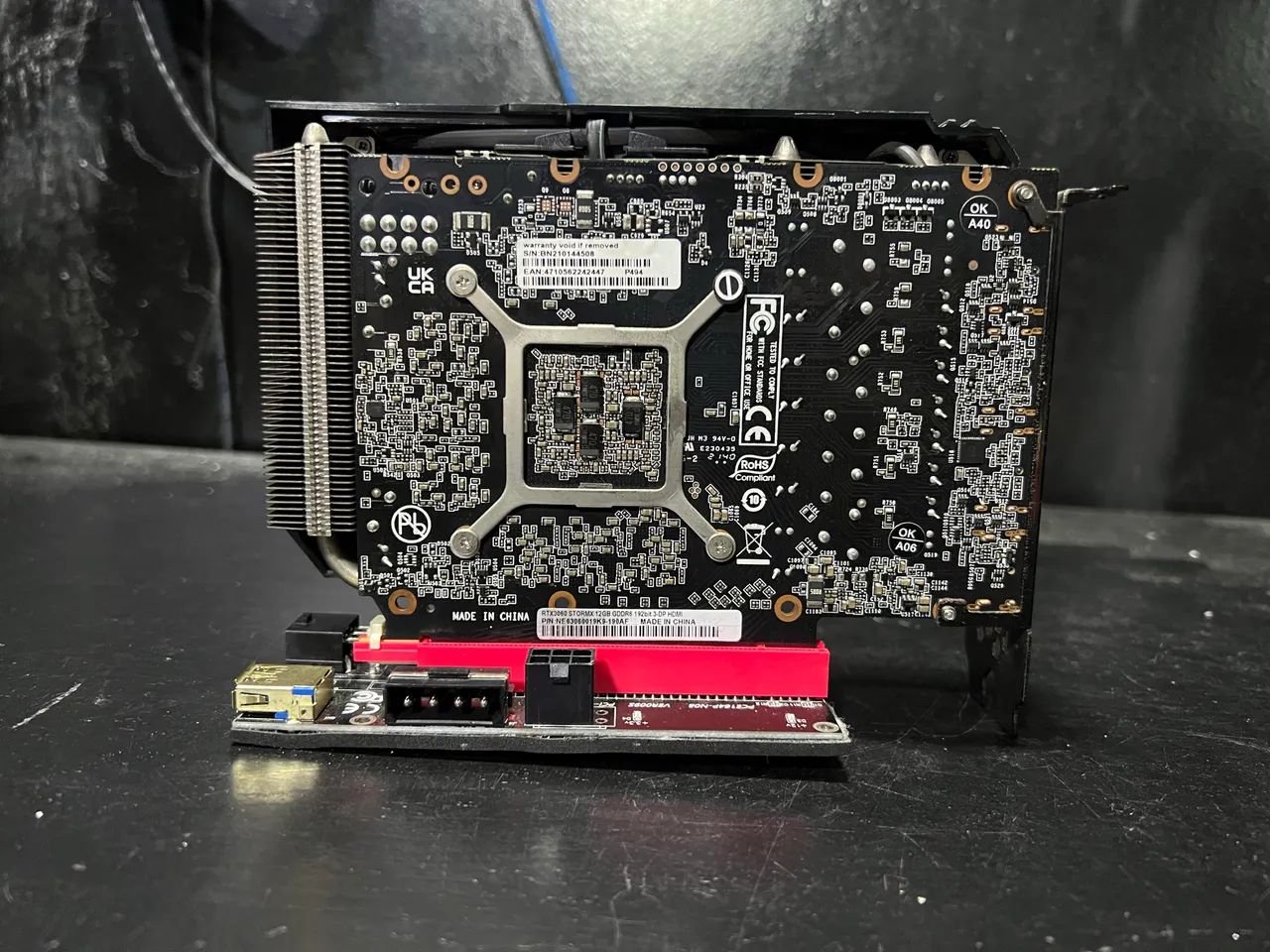 Palit RTX 3060 12GB ジャンク RTX 3060 12GB PALIT - COM GARANTIA - Placas de Vídeo - Taquara
