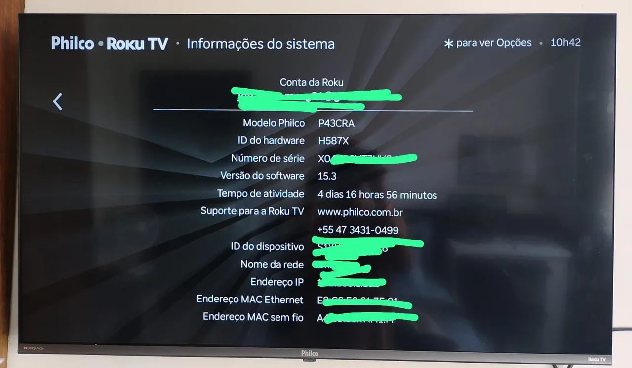 Smartv tv 43 Philco nova na caixa e NF - Foto 3