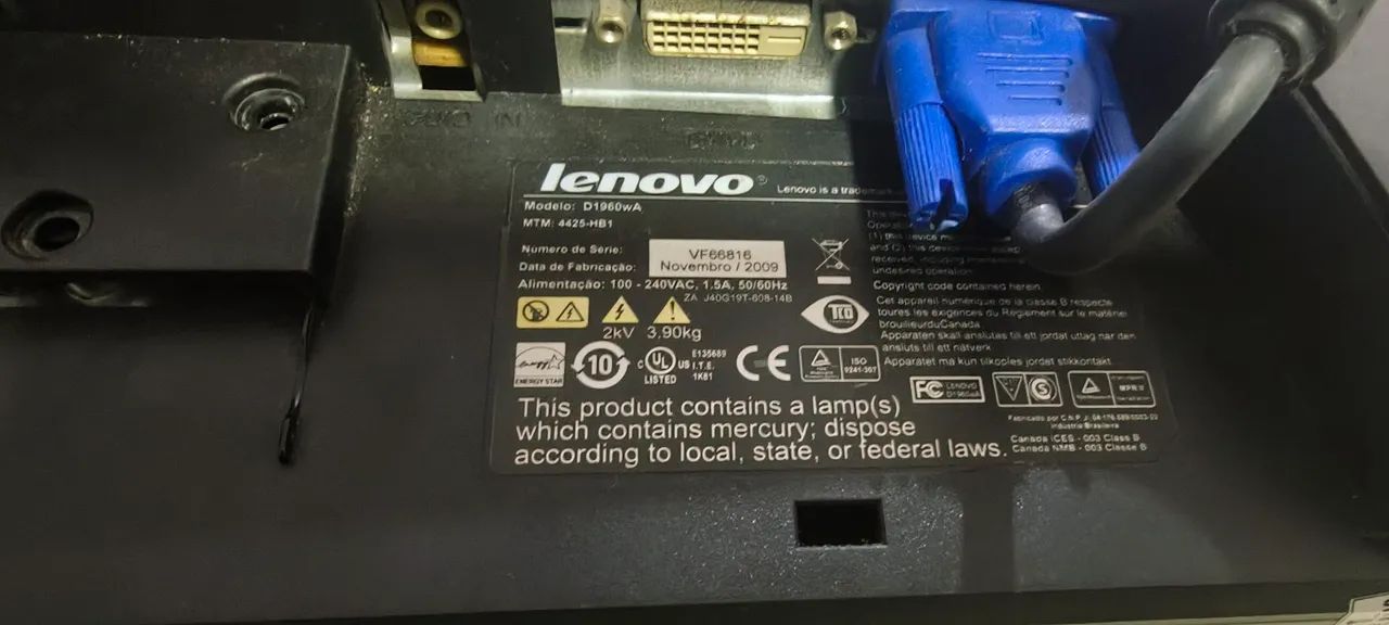 Monitor le novo 18.5 polegadas  - Foto 3