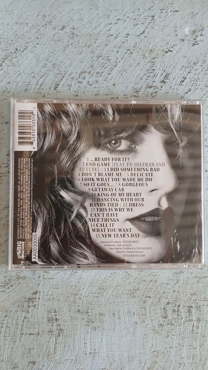 CD da Taylor Swift - álbum reputation - Foto 3
