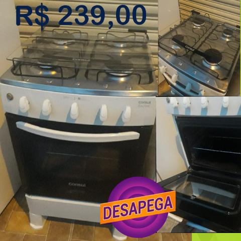 Fogão cônsul branco semi novo Imperdível