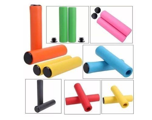 Manopla Punho Bike Mtb Espuma Silicone Gel Bk