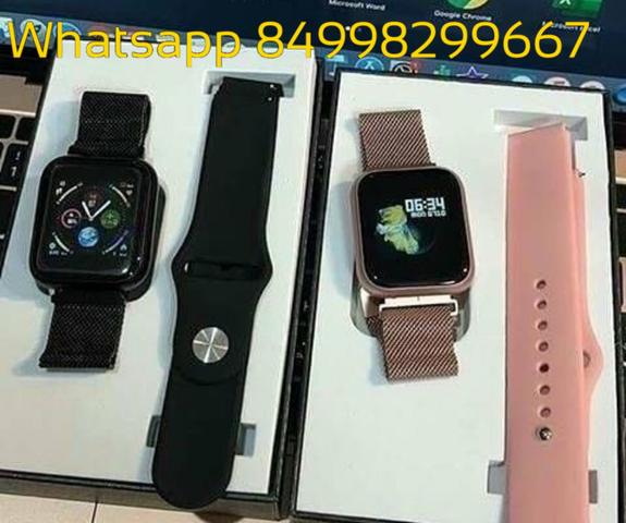 Relógio SmartWatch Inteligente P70 PRO a prova d água compatível com Android e iOS - Foto 4