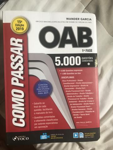 LIVRO QUESTÕES OAB - 5000 questões