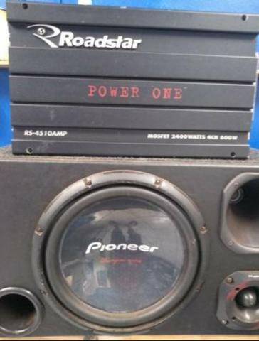 Trio Pioneer + módulo Power one R$500,00