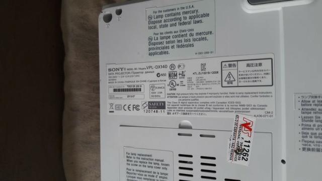 Projetor Sony VPL-DX140 com 6 Meses de Garantia - Foto 5