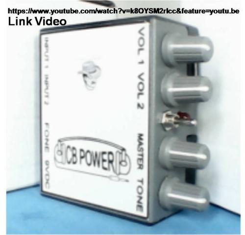Retorno de fone CB Power com fonte estabilizada