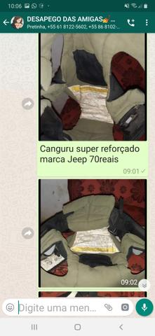 Canguru marca jeep super acolchoado e conservado
