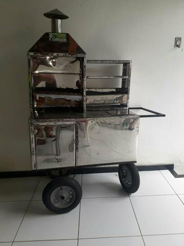 Massageador de pés e carrinho de espetinho - Foto 2