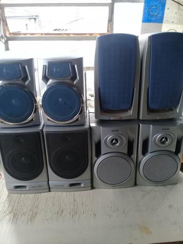 Lote de caixinhas de som