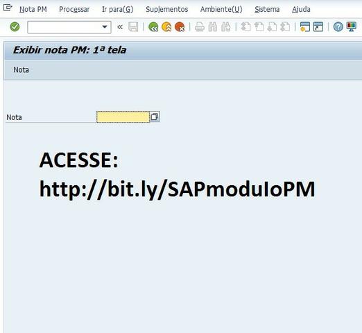 Curso On Line SAP para Módulo de Manutenção - PM