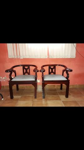 Rack com cadeiras de madeira modelo joaninha - Foto 2