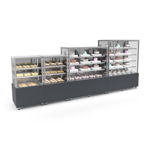 Balcão Expositor Refrigerado Neutro Quente Titanium Premium Refrimate