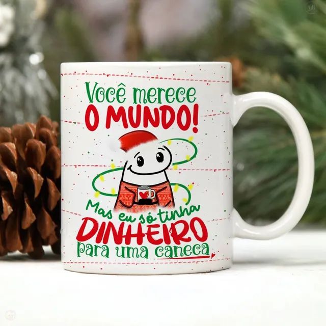 Caneca de porcelana Natalino - Foto 4