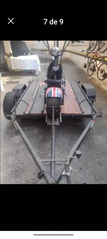 Carretinha para motos e Scooters 3 unidades por vez com estepe  - Foto 5