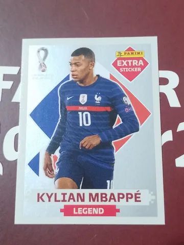 Figurinha Extra Bordô Kylian Mbappé - Copa Do Mundo 2022