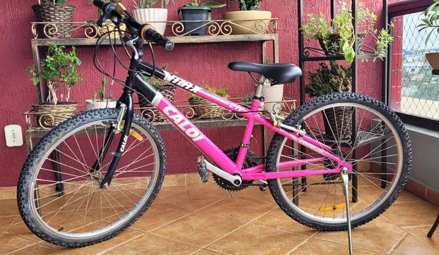 Bicicleta usada aro 24 feminina