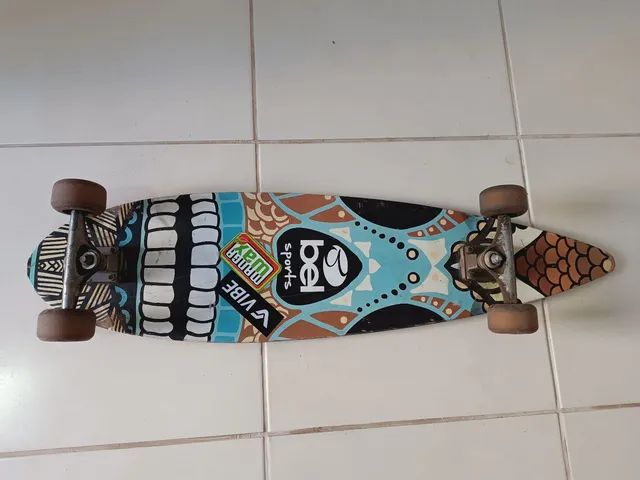 Skate semi long com rolamentos abec 5 - Foto 3