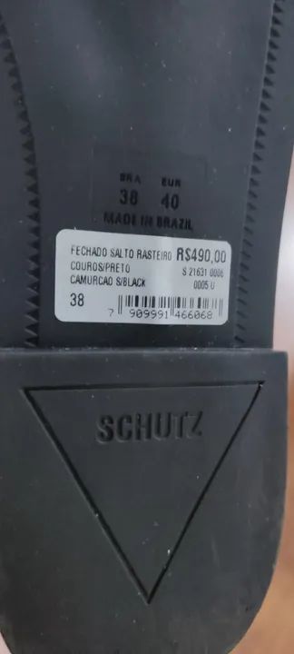 MOCASSIM SCHUTZ Preto - Foto 4