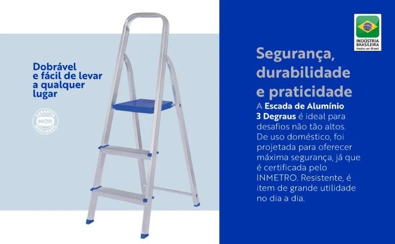 Nova Mini Escada-Banqueta Domestica