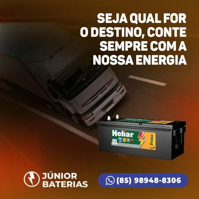 Bateria 150 amperes heliar em Fortaleza e Caucaia