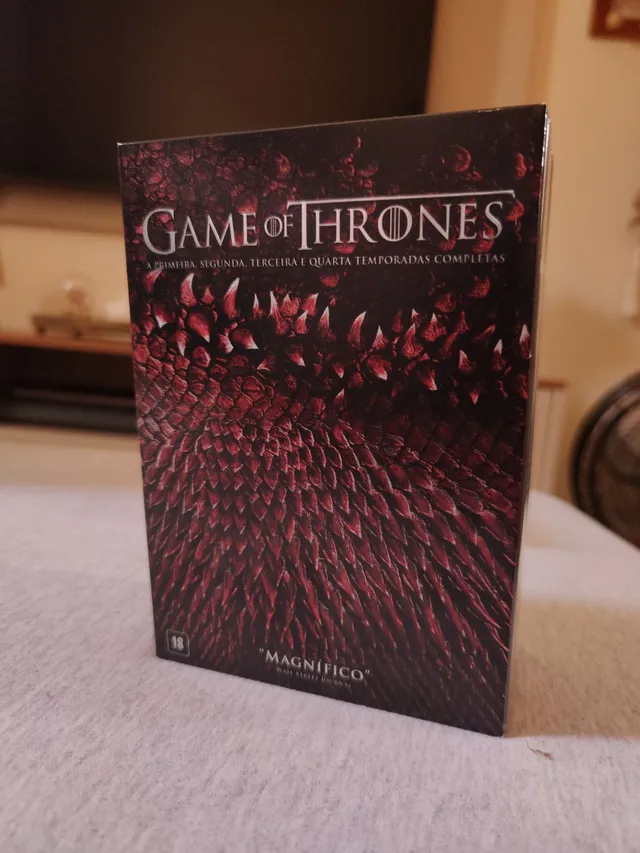 Box Game Of Thrones – 8ª Temporada Completa – 4 DVD's – Bazani