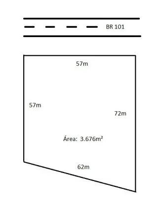 Vendo Área com 3.676m² - Mata Redonda - Foto 2