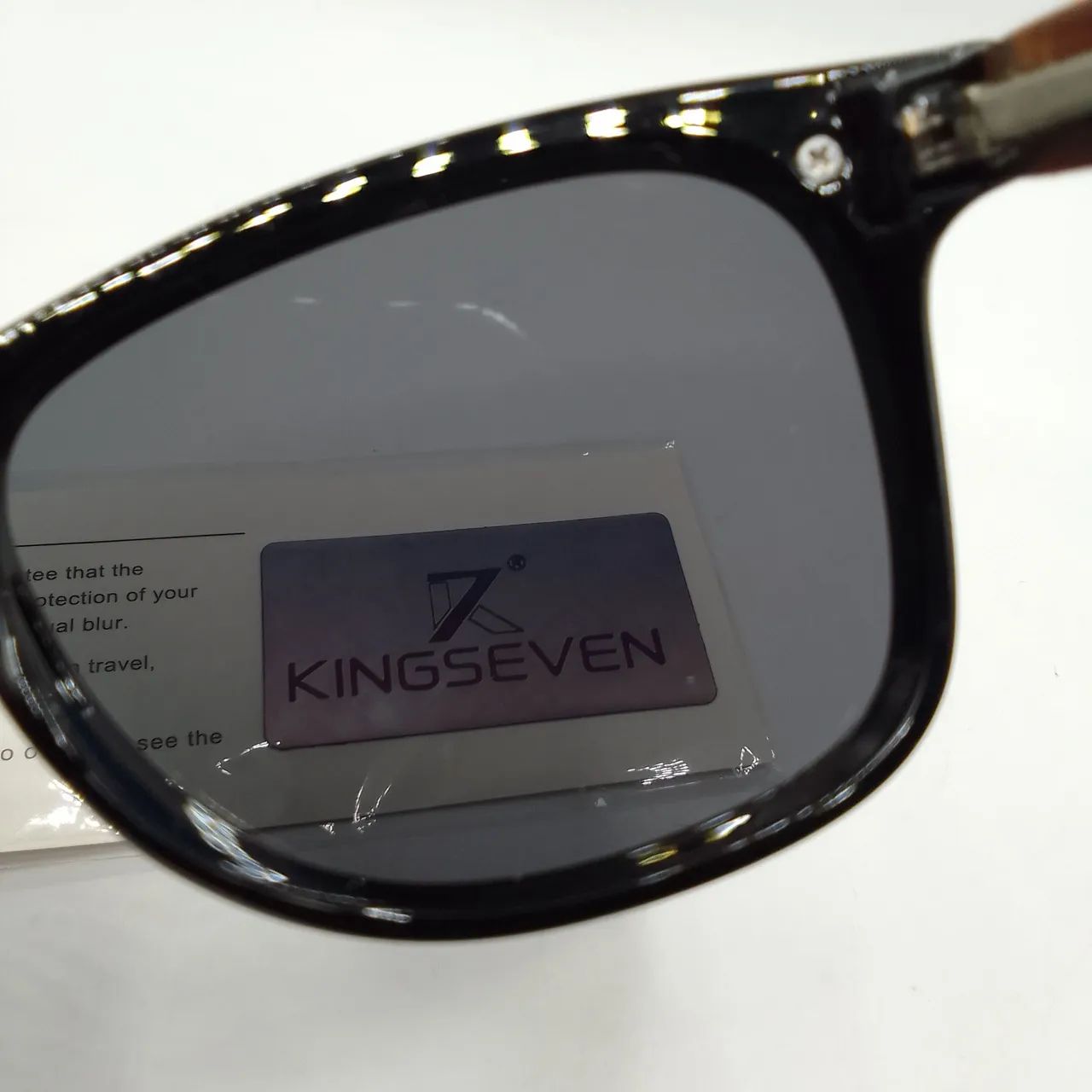Kingseven óculos originais armação de Madeira com proteção UV400  - Foto 4