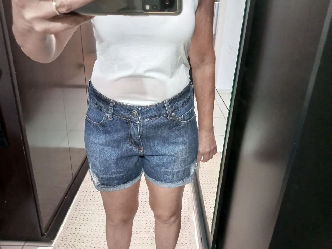 Shorts jeans, marca Lelisblanc - Foto 2