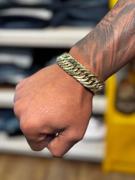 Pulseira de ouro 18 quilates  - Foto 3