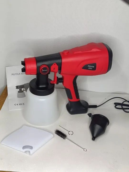Pistola de pintura elétrica 600w profissional 
