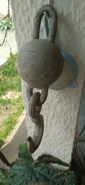 Gancho de ferro com pendulo bola para guindaste - Foto 5