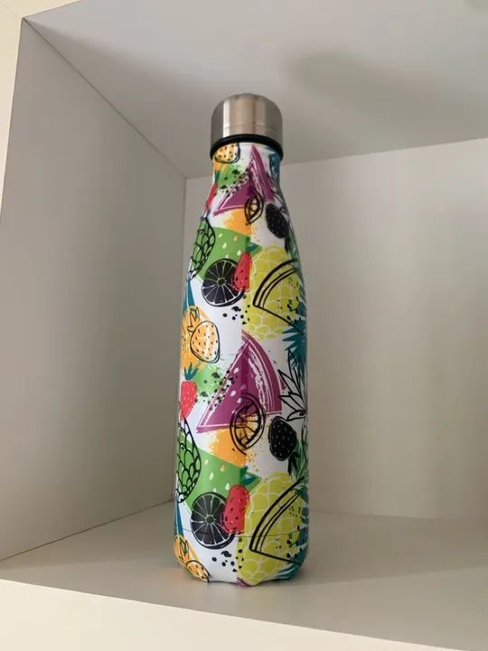 Garrafa de água térmica inox 480ml - Foto 2