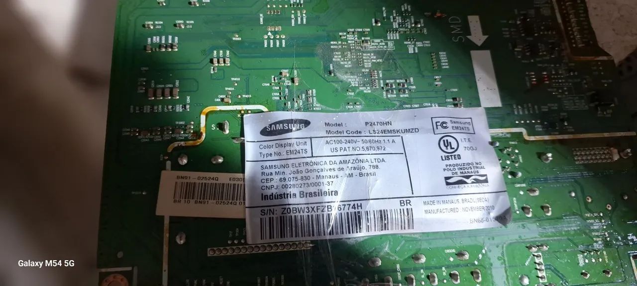 Placa mãe TV Samsung,p2470hn - Foto 3
