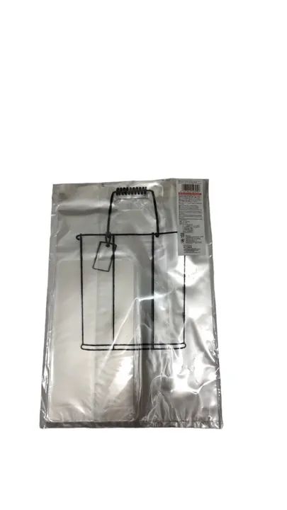 Kit com 2 sacolas transparentes de mão Daiso - Foto 3