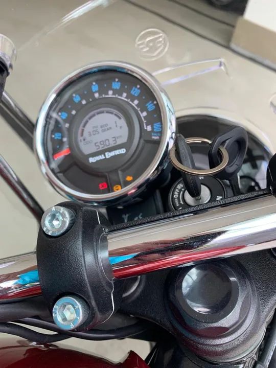 Royal Enfield Classic 350 - Vermelha - Impecável - Foto 3