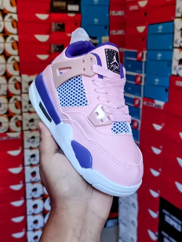 Tênis Botinha Jordan Rosa