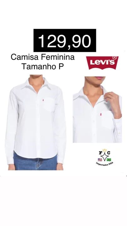 Camisa Manga Longa Levis
