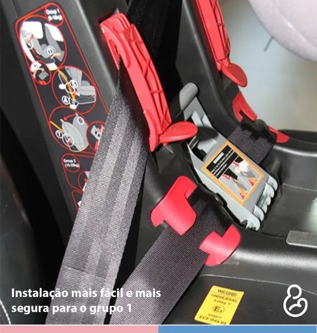 Cadeira Auto Bebê Galzerano Flyn Reclinável 9-25 Kg Importada em excelente estado - Foto 4