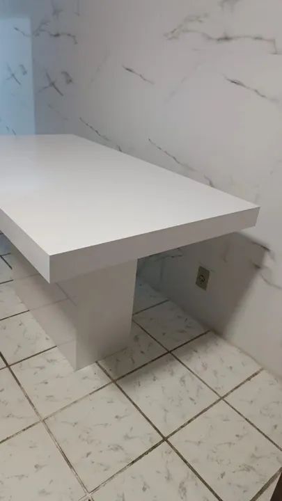 Mesa de Jantar Branca 4 Cadeiras - Foto 3