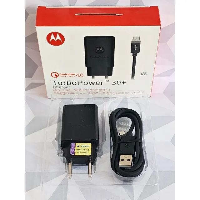 Carregador Motorola Turbo Power Novo Original - garantia - Foto 4