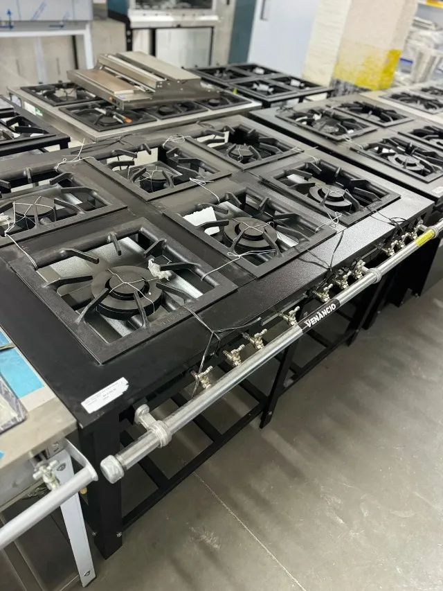 fogao 6 bocas baixa pressão venancio perfil 10 (alef)