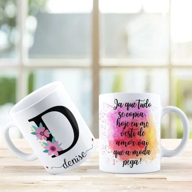 caneca iniciais  - Foto 3