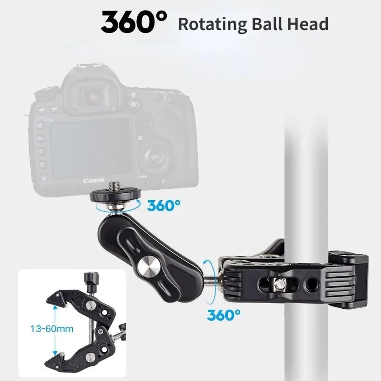 Suporte de guidão em alumínio para GoPro e insta360 