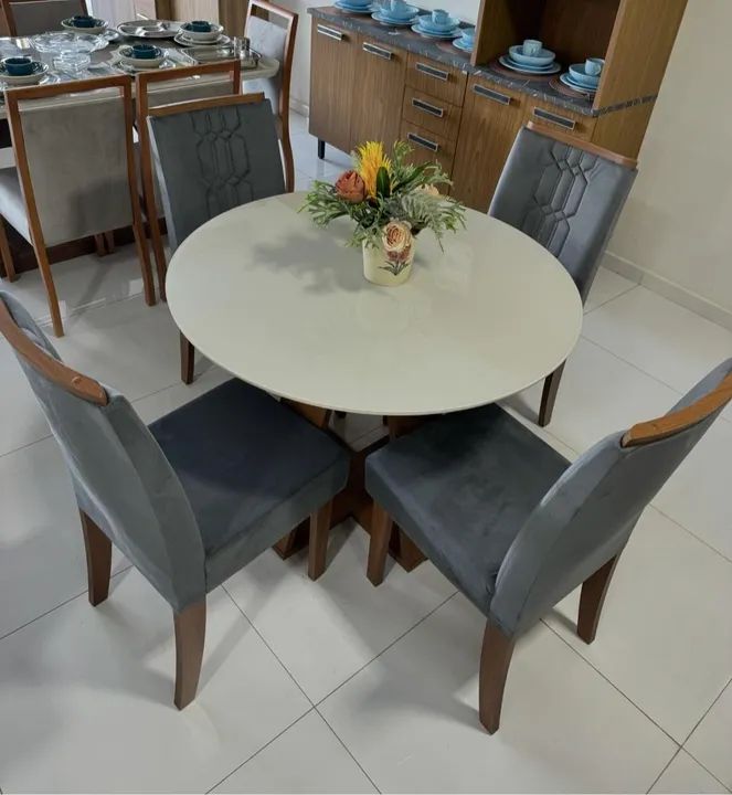 Mesa de Jantar 4 Lugares Redonda ( Pronta Entrega )  - Foto 2
