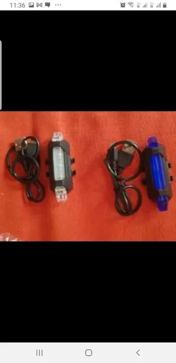 Luz de Segurança para Bike - LED Pulsante e Piscante - Foto 2